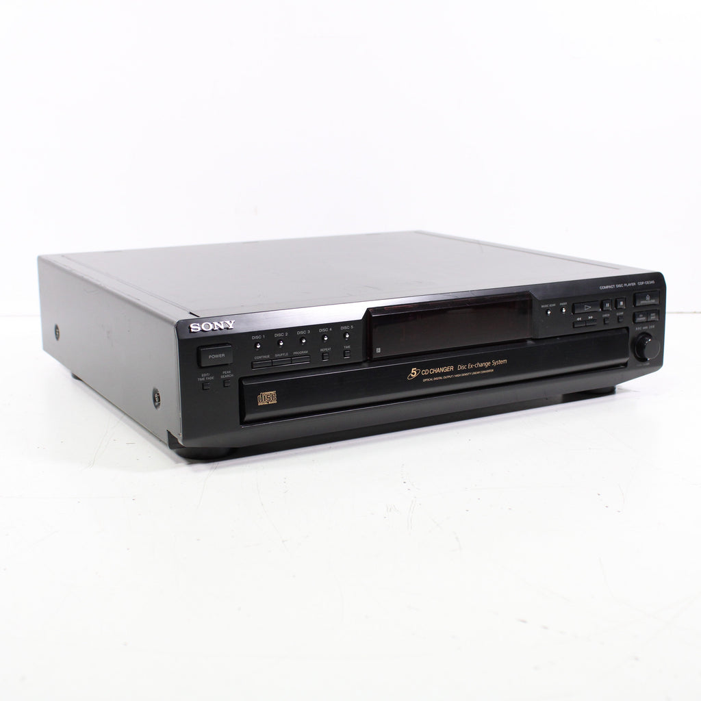 Sony CDP-CE345 — 5-Disc Carousel CD Changer, Optical Out, 2000