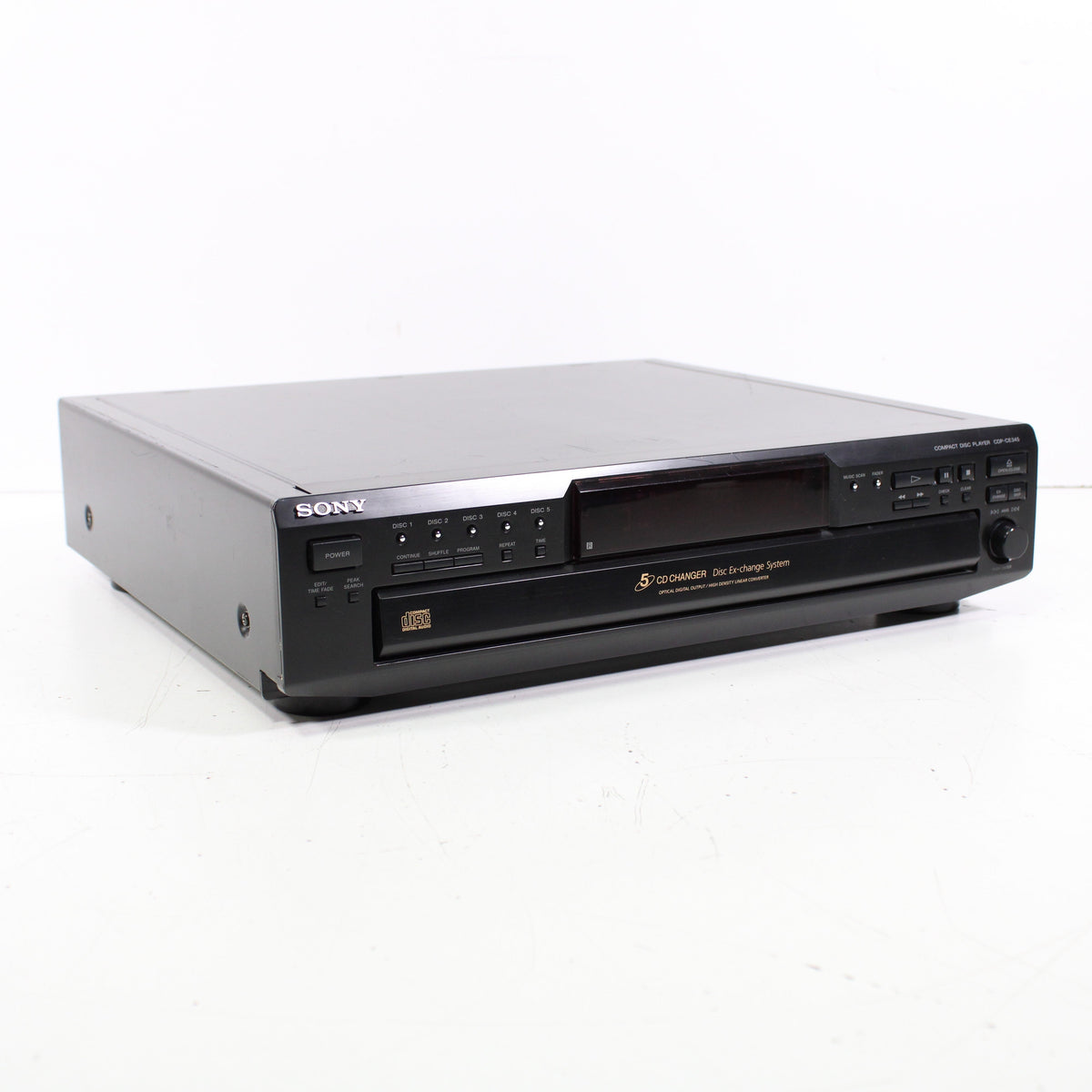 Sony CDP-CE345 — 5-Disc Carousel CD Changer, Optical Out, 2000