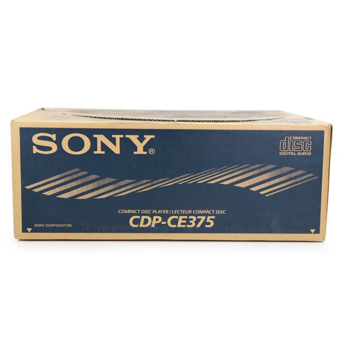 Sony CDP-CE375 5 Disc Carousel CD Changer w/ Optical Digital Audio and Disc Exchange (BEST SELLER)-Electronics-SpenCertified-refurbished-vintage-electonics