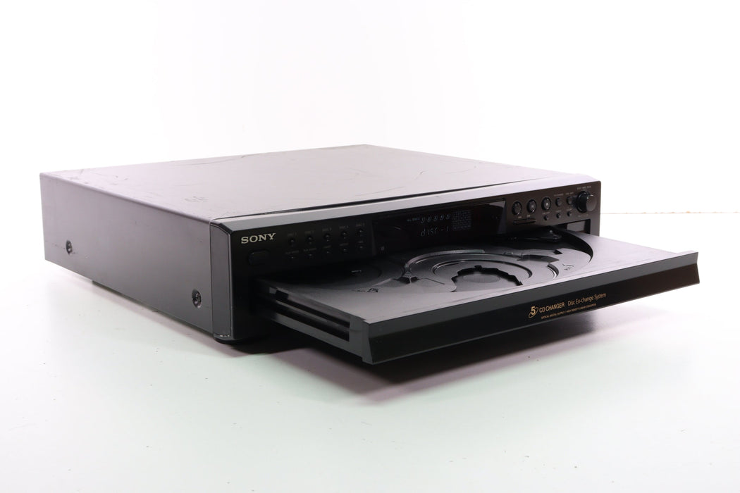 Sony CDP-CE375 5 Disc Carousel CD Player Changer w/ Optical Digital Audio and Disc Exchange (BEST SELLER)-Electronics-SpenCertified-vintage-refurbished-electronics