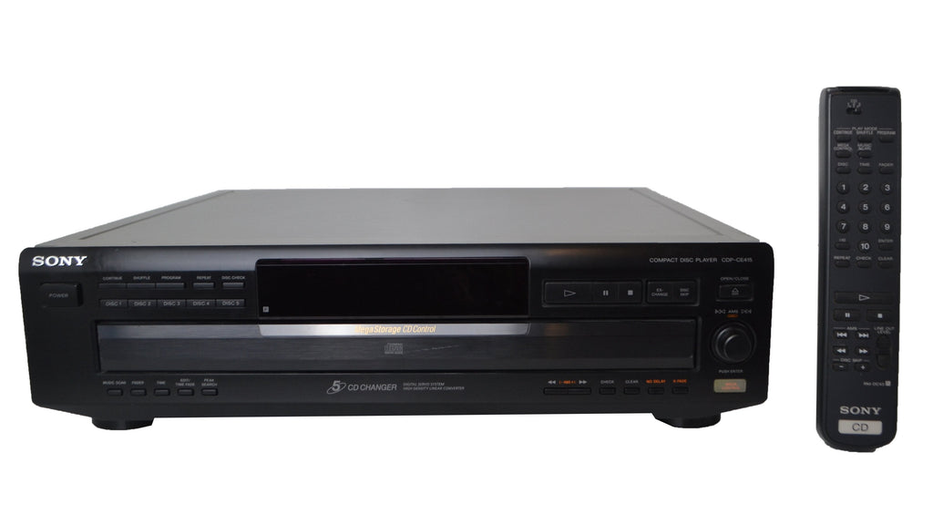 Sony CDP-CE415 | 5-Disc Carousel CD Changer, Refurbished