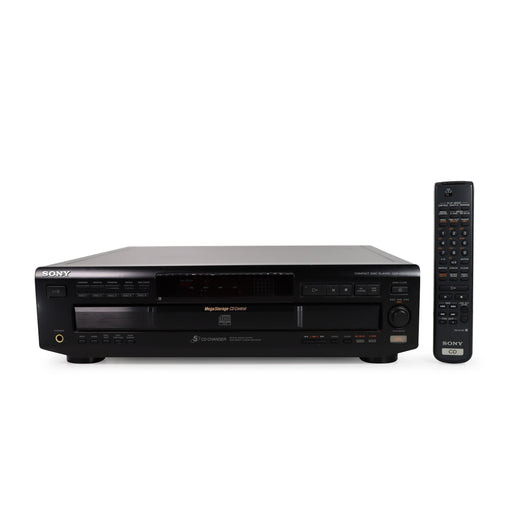 Sony CDP-CE525 5 Disc CD Changer-Electronics-SpenCertified-refurbished-vintage-electonics