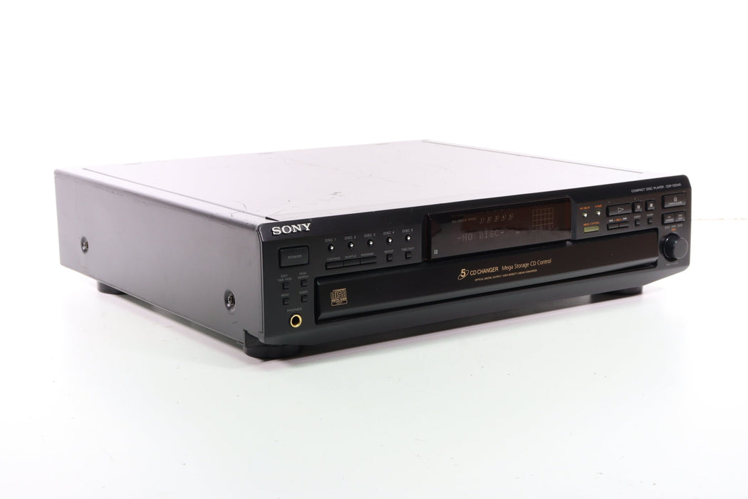 Sony CDP-CE545 5 Disc CD Changer Compact Disc Player (TRAY SOMETIMES SQUEAKS)-CD Players & Recorders-SpenCertified-vintage-refurbished-electronics