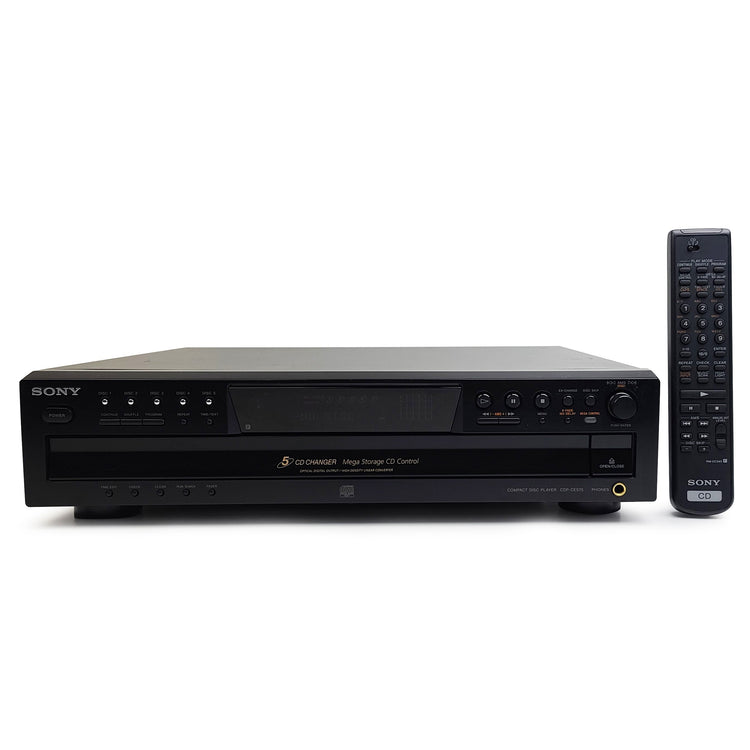 Sony CDP-CE575 5-Disc Carousel CD Changer / Player