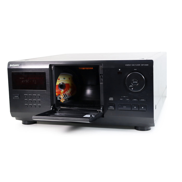 Sony CDP-CX200 200 Disc Home Stereo CD Player Changer-Electronics-SpenCertified-refurbished-vintage-electonics