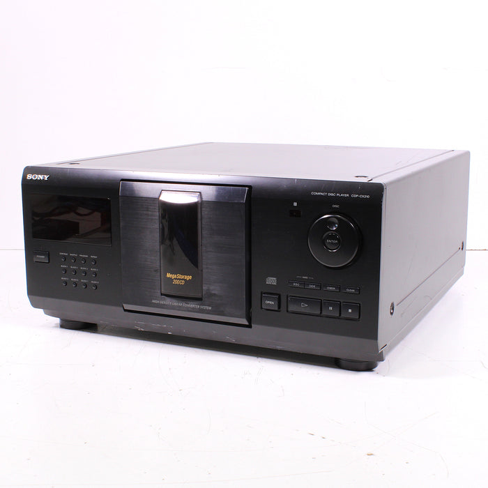 Sony CDP-CX210 200-Disc Home Stereo Mega CD Player Changer (1998)-CD Players & Recorders-SpenCertified-vintage-refurbished-electronics