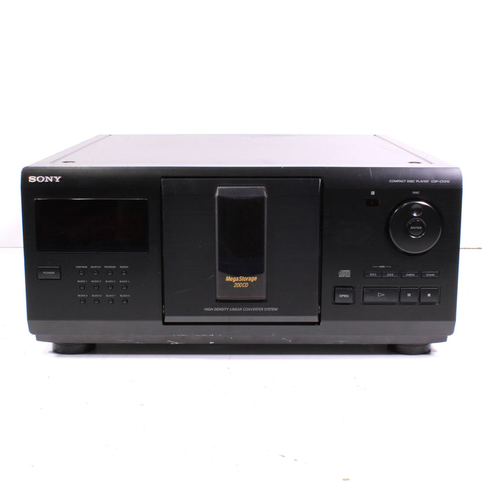 Sony CDP-CX210 200-Disc Home Stereo Mega CD Player Changer (1998)-CD Players & Recorders-SpenCertified-vintage-refurbished-electronics