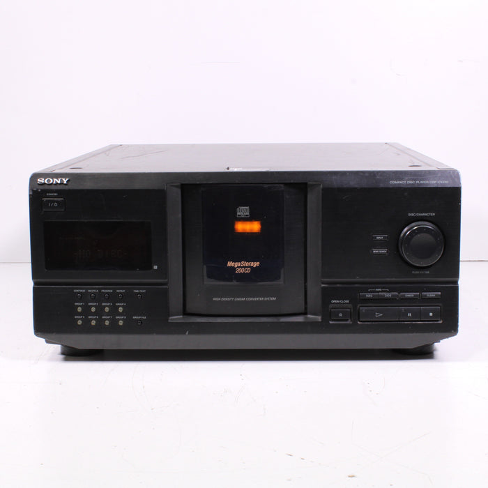 Sony CDP-CX220 200-Disc CD Player Mega Changer-CD Players & Recorders-SpenCertified-vintage-refurbished-electronics