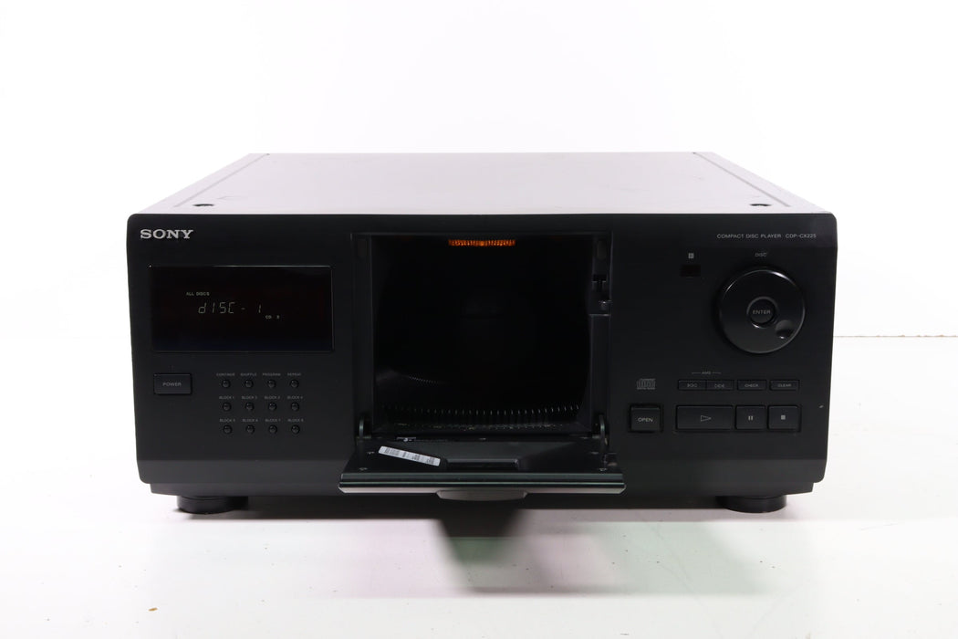 Sony CDP-CX225 200-Disc Carousel CD Changer (SKIPS)-CD Players & Recorders-SpenCertified-vintage-refurbished-electronics