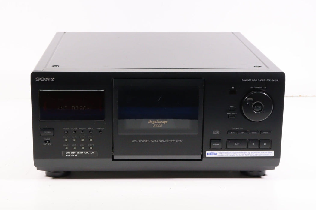 Sony CDP-CX255 200-Disc Home Stereo CD Player Changer-CD Players & Recorders-SpenCertified-vintage-refurbished-electronics