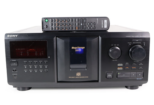 Sony CDP-CX300 300-Disc CD Changer Mega Capacity Storage Disc Changer w/ 2ND CD Player Connection and Optical Digital Audio-Electronics-SpenCertified-refurbished-vintage-electonics