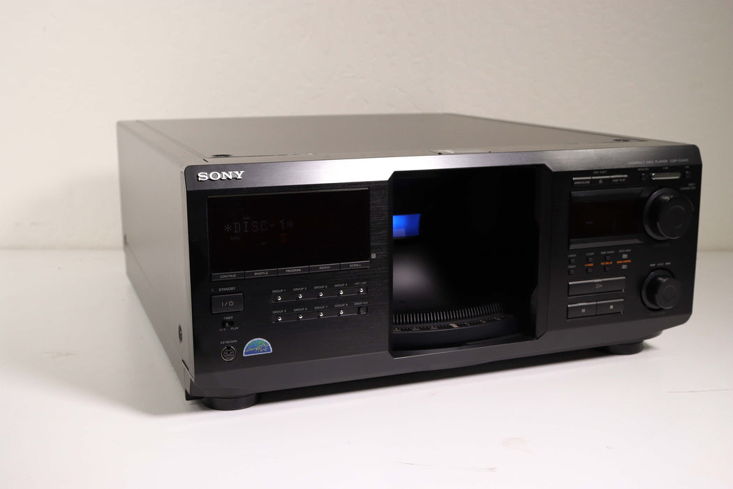 Sony CDP-CX400 400 CD Disc Carousel Changer Compact Disc Player-Electronics-SpenCertified-vintage-refurbished-electronics