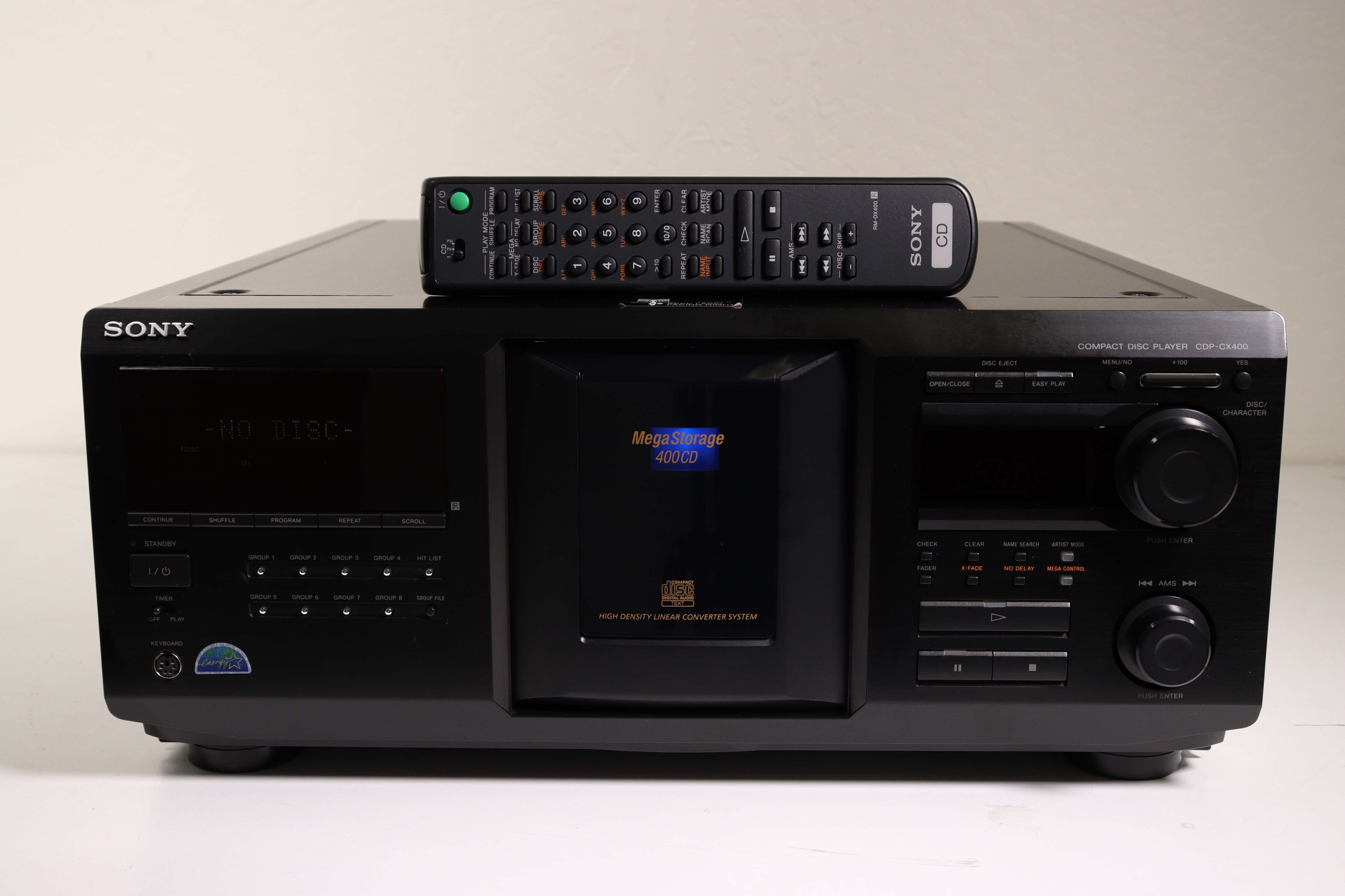 Sony Mega popular Storage 400 CD changer CDP-CX400