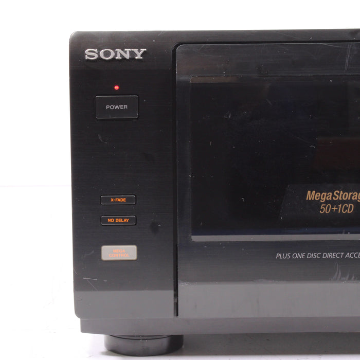 Sony CDP-CX55 Mega Disc Storage 50+1 CD Changer Player (1997) NO REMOTE-CD Players & Recorders-SpenCertified-vintage-refurbished-electronics