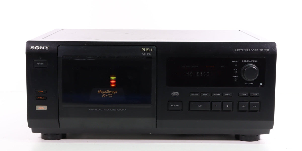 Sony CDP-CX55 Mega Storage 50+1 Disc Changer CD Player selling Carousel No Remote Works!