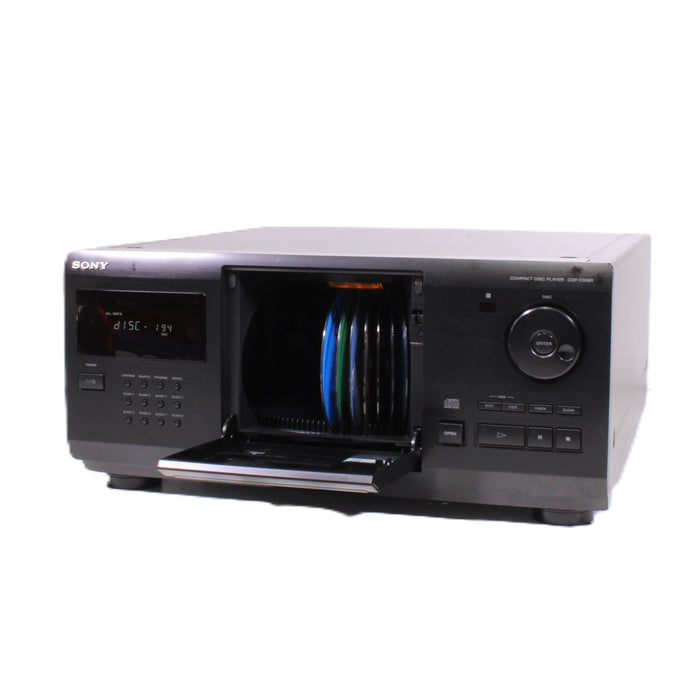 Sony CDP-CX681 MegaStorage 200-Disc CD Changer JOG Dial-Electronics-SpenCertified-vintage-refurbished-electronics