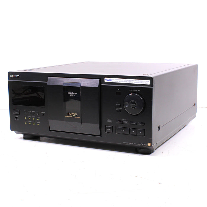 Sony CDP-CX70ES 200-Disc CD Change File-Type Jukebox with CD Text (1998)-CD Players & Recorders-SpenCertified-vintage-refurbished-electronics