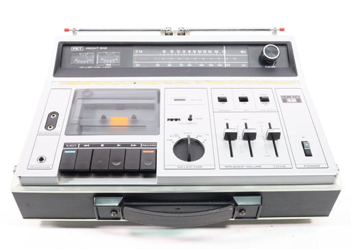 Sony CF-610 Vintage Stereo Cassette-Corder with Lid Speakers-Cassette Players & Recorders-SpenCertified-vintage-refurbished-electronics