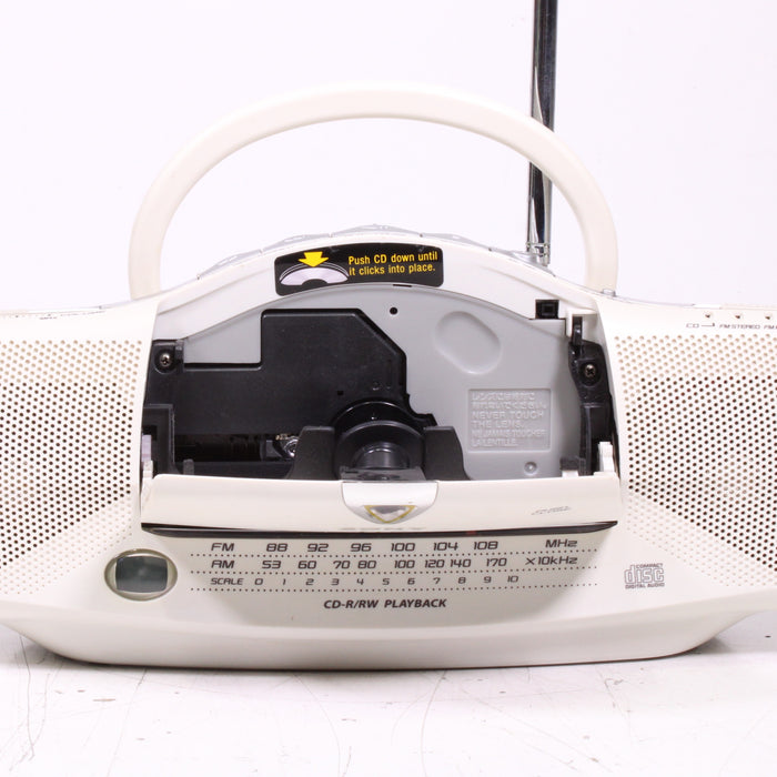 Sony CFD-E10 Portable CD Professional Radio System (2002)-CD Players & Recorders-SpenCertified-vintage-refurbished-electronics