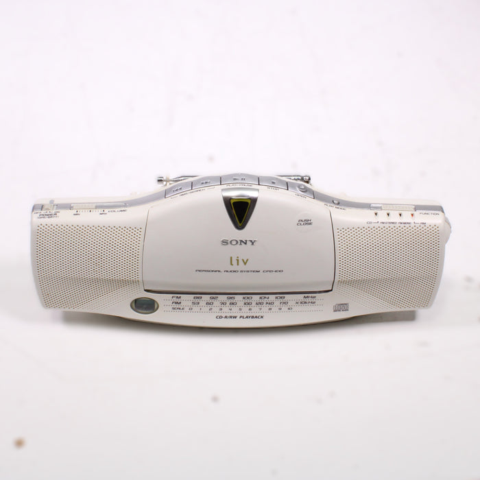 Sony CFD-E10 Portable CD Professional Radio System (2002)-CD Players & Recorders-SpenCertified-vintage-refurbished-electronics