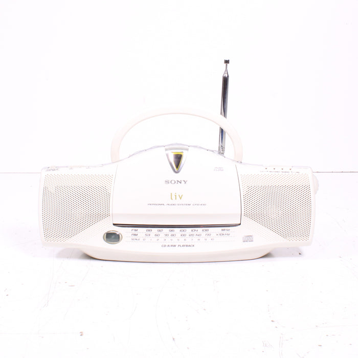 Sony CFD-E10 Portable CD Professional Radio System (2002)-CD Players & Recorders-SpenCertified-vintage-refurbished-electronics