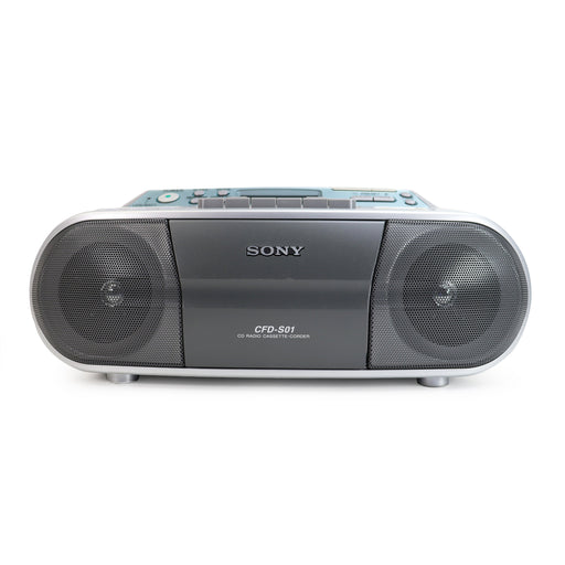 Sony CFD-S01 Portable CD Cassette Boombox with Radio-Electronics-SpenCertified-refurbished-vintage-electonics