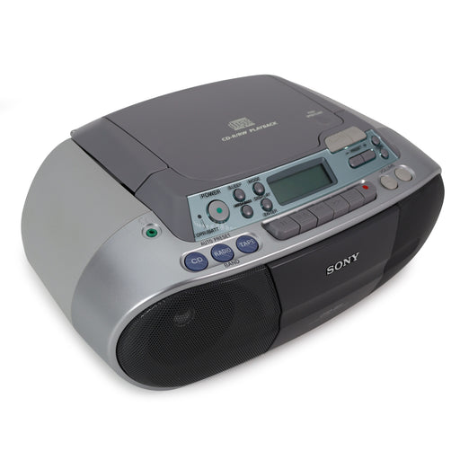 Sony CFD-S01 Portable CD Cassette Boombox with Radio-Electronics-SpenCertified-refurbished-vintage-electonics