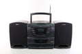Sony CFD-ZW150 3-Piece Portable Boombox CD Cassette Radio (CD HAS ISSUES)