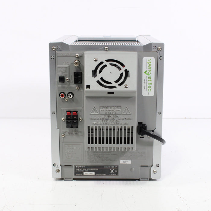 Sony CMT-HP7 Micro Hi-Fi Component System 5-CD Changer Cassette Player (NO SPEAKERS)-Audio Components-SpenCertified-vintage-refurbished-electronics