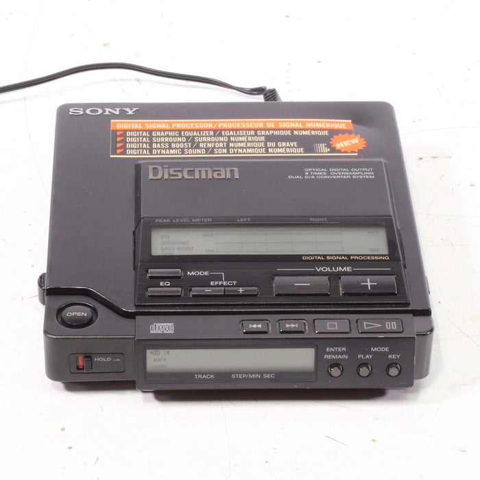 Sony D-555 Discman Portable CD Player (1989)-CD Players & Recorders-SpenCertified-vintage-refurbished-electronics