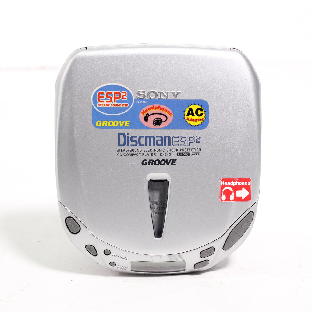 Sony D-E401 Discman Portable CD Compact Disc Player Shock Protection (1998)