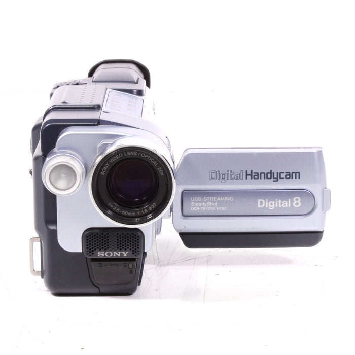 Sony DCR-TRV250 Digital8 8mm Hi8 Camcorder Handycam 700x Digital Zoom Optical 20x-Video Cameras-SpenCertified-vintage-refurbished-electronics