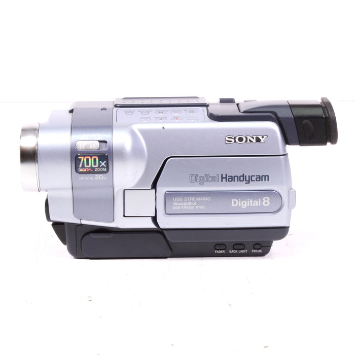 Sony DCR-TRV250 Digital8 8mm Hi8 Camcorder Handycam 700x Digital Zoom Optical 20x-Video Cameras-SpenCertified-vintage-refurbished-electronics