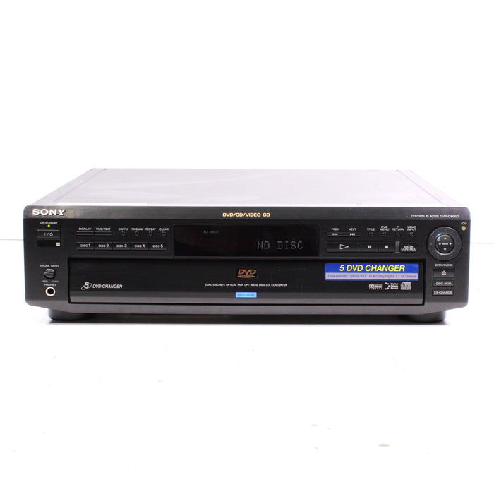 Sony DVP-C600D 5-Disc DVD CD Video CD Changer-DVD & Blu-ray Players-SpenCertified-vintage-refurbished-electronics