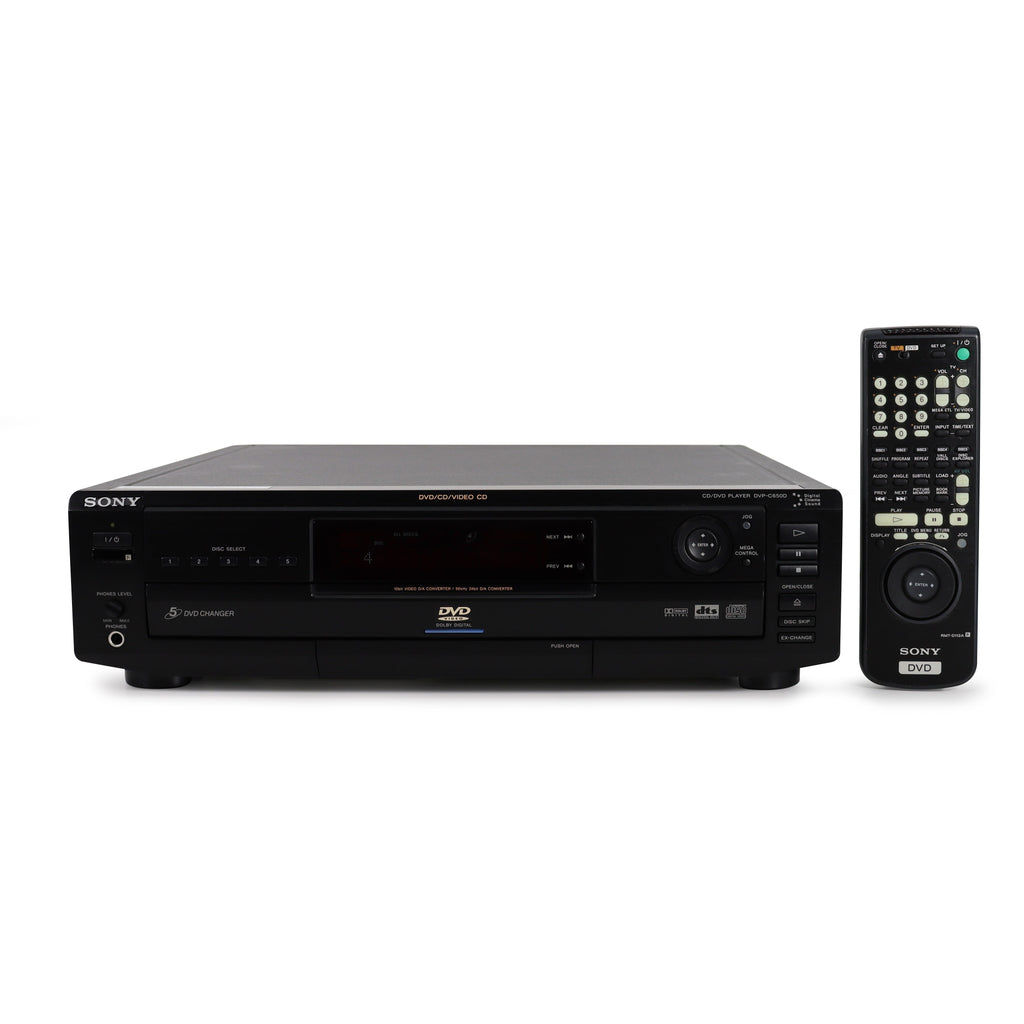 Sony DVP-C650D 5-Disc Carousel DVD CD Video CD Changer