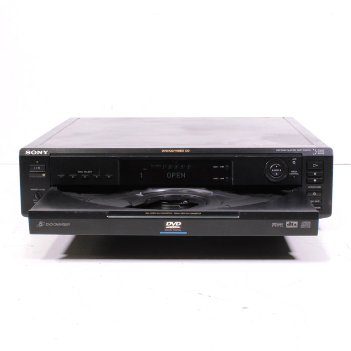 Sony DVP-C650D 5-Disc Carousel DVD CD Video CD Changer-DVD & Blu-ray Players-SpenCertified-vintage-refurbished-electronics