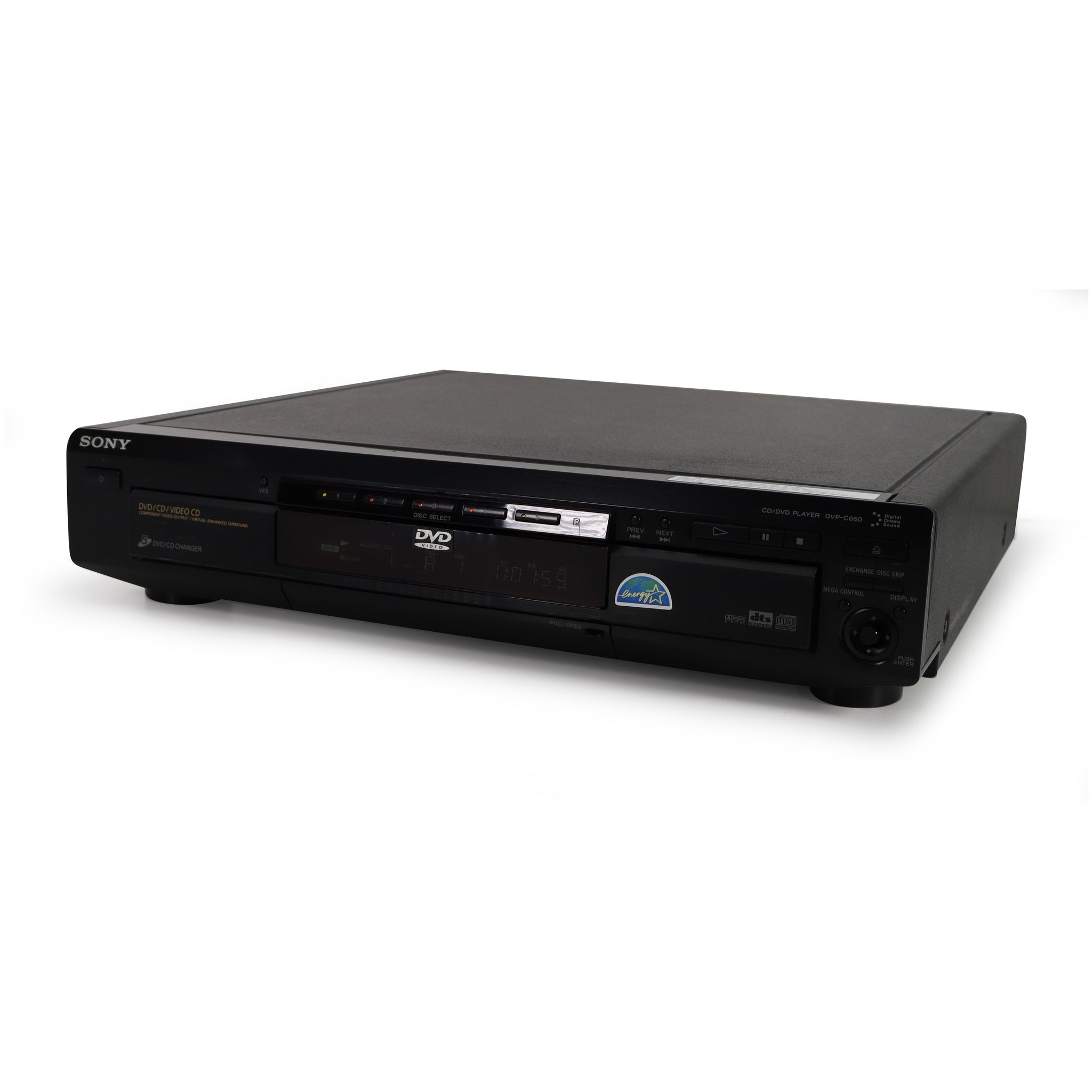 Sony DVP-C660 5 Disc DVD / CD Changer Carousel Player