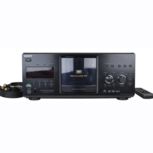 Sony DVD Player DVP-CX985V 400 Disc Explorer DVD and CD Changer-Electronics-SpenCertified-vintage-refurbished-electronics