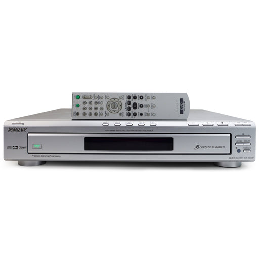 Sony DVP-NC60P 5-Disc DVD/CD Changer Progressive Scan Slim Design Five Carousel Loading Player-Electronics-SpenCertified-refurbished-vintage-electonics