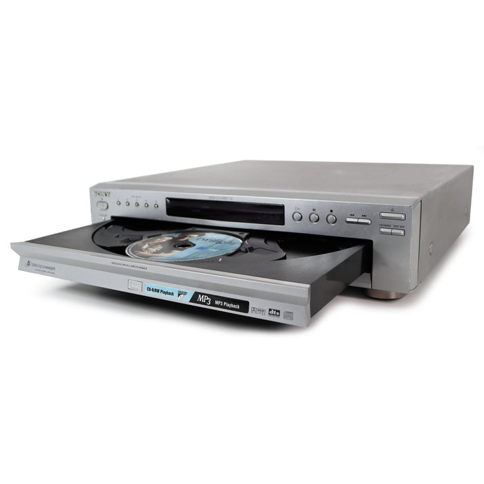 Sony DVP-NC615 5-Disc DVD/CD/Video CD Changer Black or Silver with MP3 Playback Dolby Digital Audio-Electronics-SpenCertified-refurbished-vintage-electonics