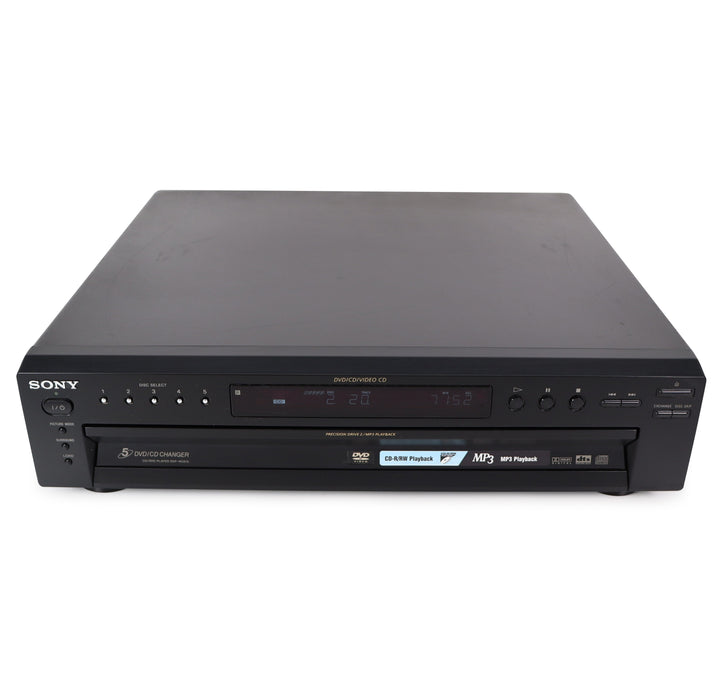 Sony DVP-NC615 5-Disc DVD/CD/Video CD Changer Black or Silver with MP3 Playback Dolby Digital Audio-Electronics-SpenCertified-refurbished-vintage-electonics