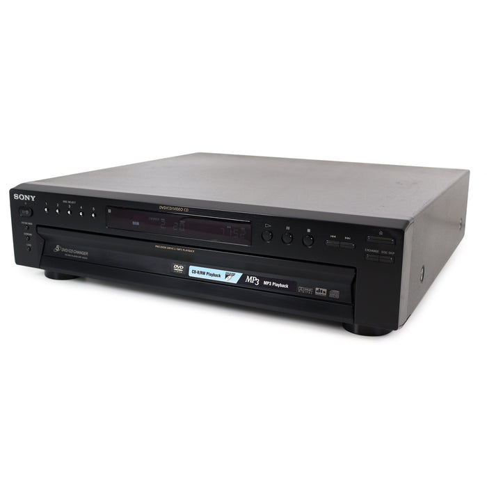 Sony DVP-NC615 5-Disc DVD/CD/Video CD Changer Black or Silver with MP3 Playback Dolby Digital Audio-Electronics-SpenCertified-refurbished-vintage-electonics