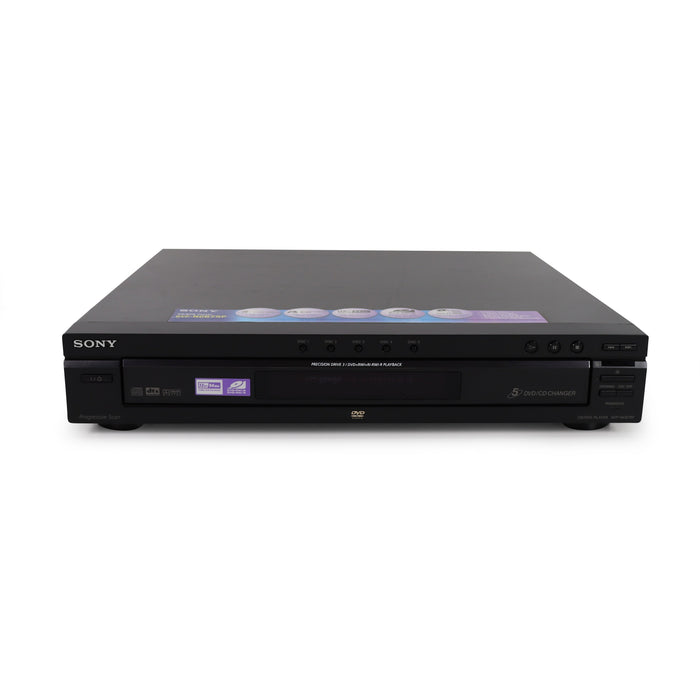 Sony DVP-NC675P 5-Disc Progressive Scan DVD/CD Changer Five Disc Exchange System Slim Design-Electronics-SpenCertified-refurbished-vintage-electonics