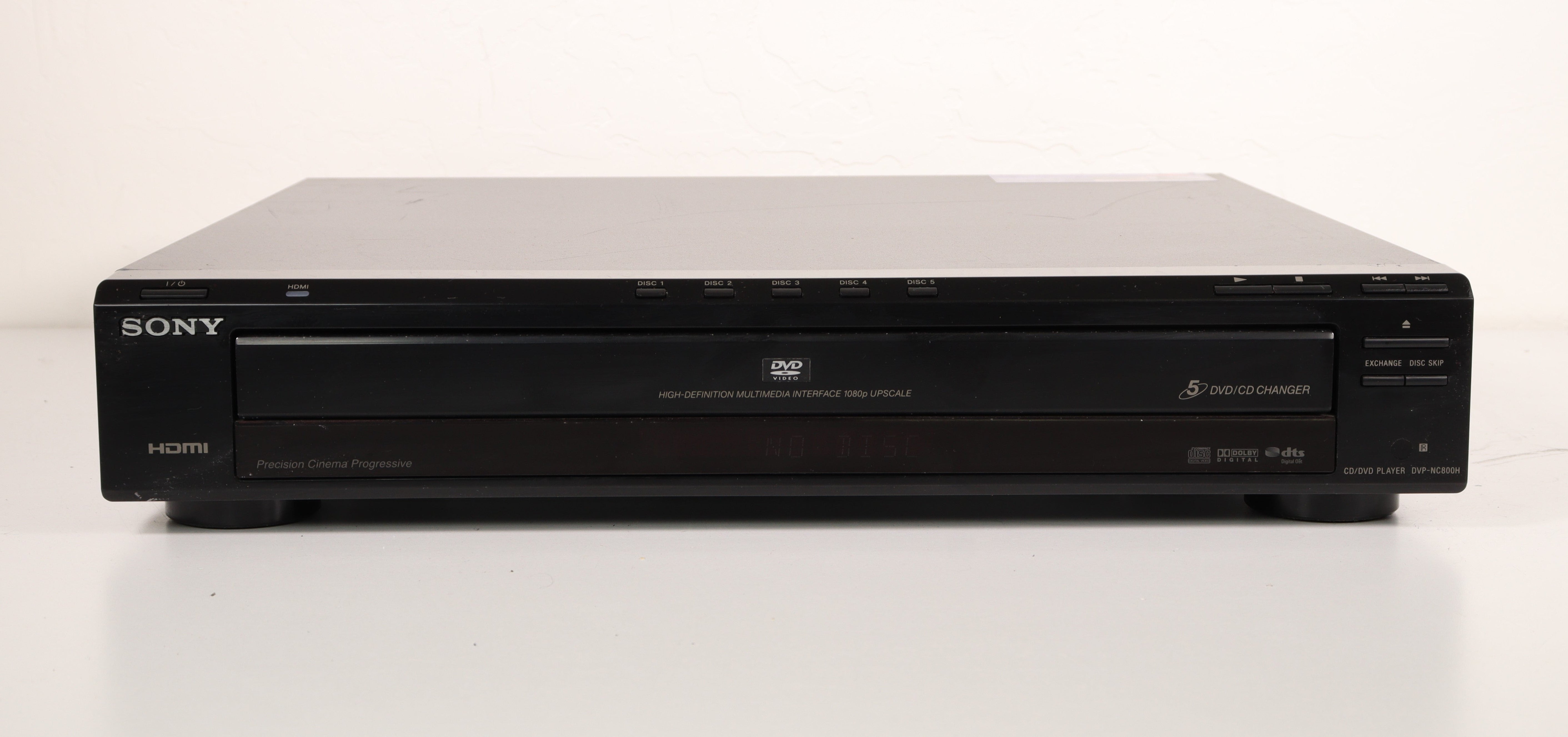 Sony DVP-NC800H 5-Disc Carousel DVD/CD Changer 1080p HDMI Upconversion ...