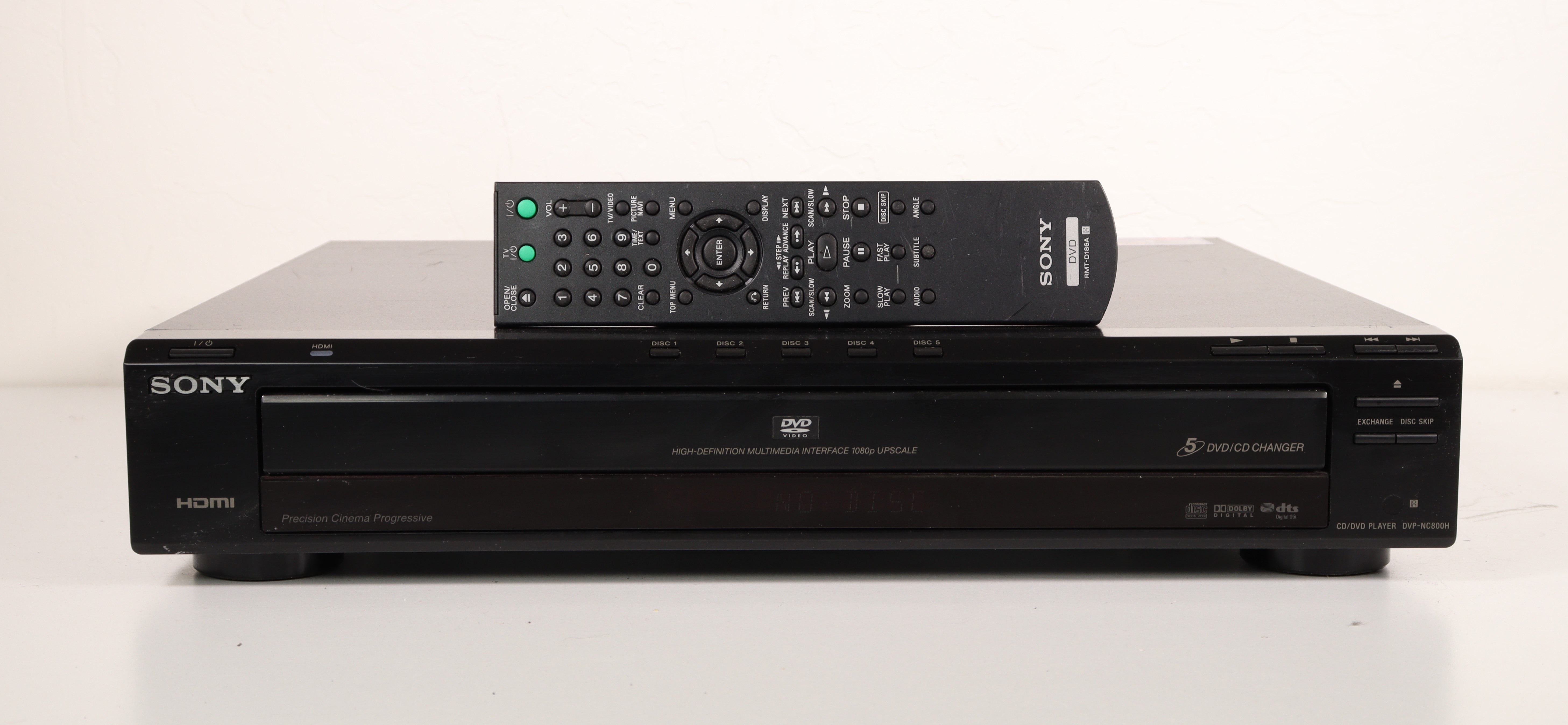 Sony DVP-NC800H 5-Disc Carousel DVD/CD Changer 1080p HDMI Upconversion ...