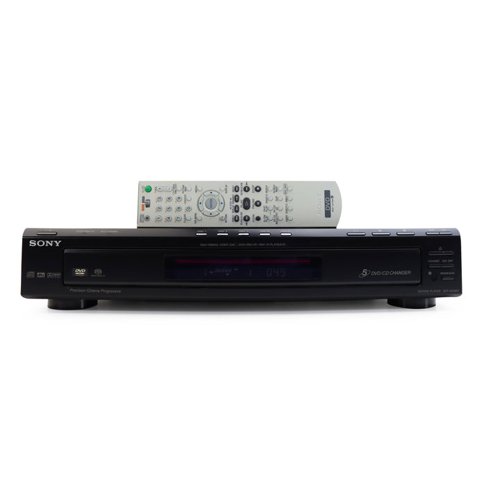 Sony DVP-NC80V 5 Disc DVD Changer Carousel Type-Electronics-SpenCertified-Black-refurbished-vintage-electonics