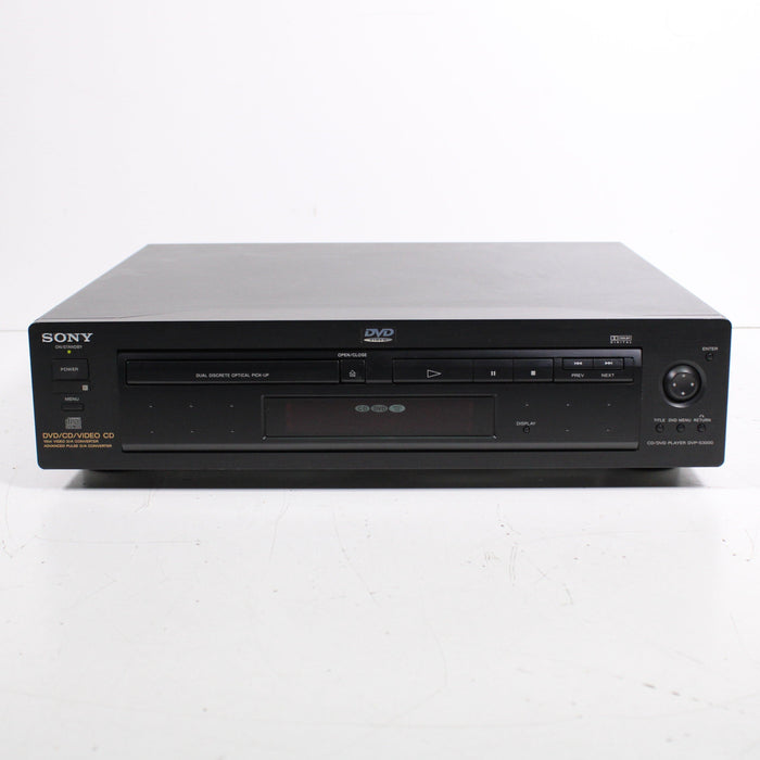 Sony DVP-S3000 DVD CD Video CD Player with S-Video, Optical (1997)-DVD & Blu-ray Players-SpenCertified-vintage-refurbished-electronics