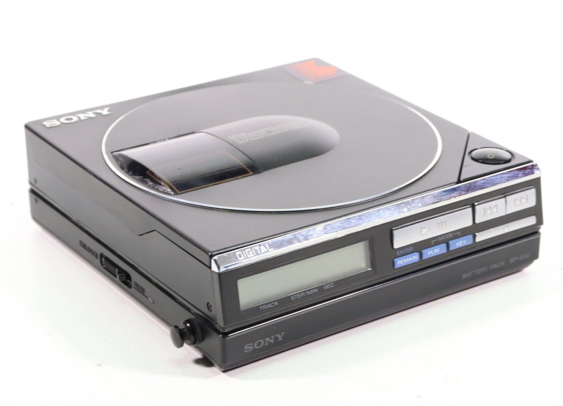 Sony Discman D7 Personal CD Player with BP-200 Battery Pack and Case ...