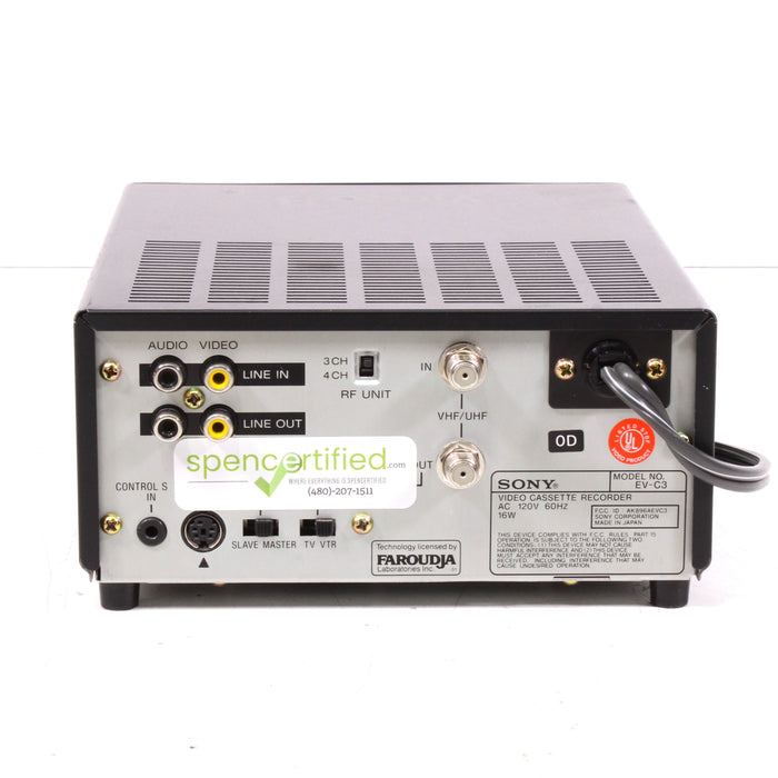 Sony EV-C3 Compact Video8 8mm Player Recorder VTR Deck-VCRs-SpenCertified-vintage-refurbished-electronics