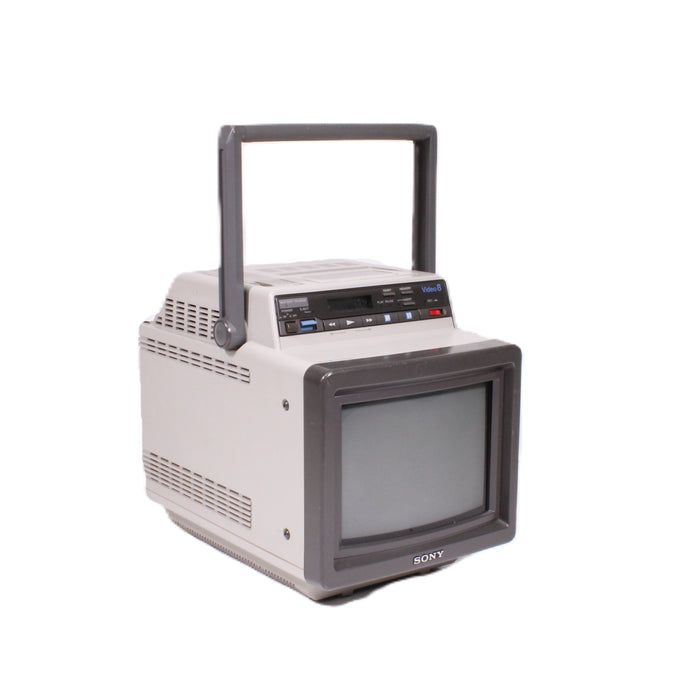 Sony EVM-8010 Portable 8" Trinitron CRT Monitor Video8 Player Recorder (AS-IS??)-Televisions-SpenCertified-vintage-refurbished-electronics